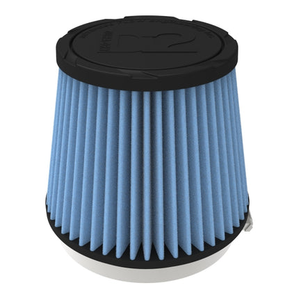 aFe POWER Universal Clamp-On Air Filter w/ D2 Dura-Dry Media - 4.5in F x 6in B x 4.75in T x 5in H