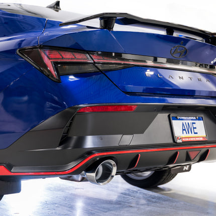 AWE Tuning 22-26 Hyundai Elantra N Track Edition Cat-Back Exhaust - Chrome Silver Tips
