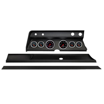 Autometer Designer Black Direct Fit Dash Kit 1967 Chevy Chevelle (2 x 3-3/8in. / 4 x 2-1/16in.)