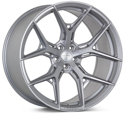 Vossen HF5 / 22x11.5 / ET28 / 5x112 / 66.56 / SUPER DEEP / SS / SATIN SILVER