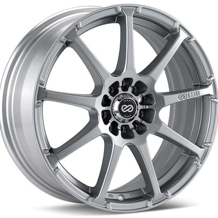 Enkei EDR9 17x8 5x100/114.3 38mm Offset 72.6 Bore Diameter - Silver Wheel