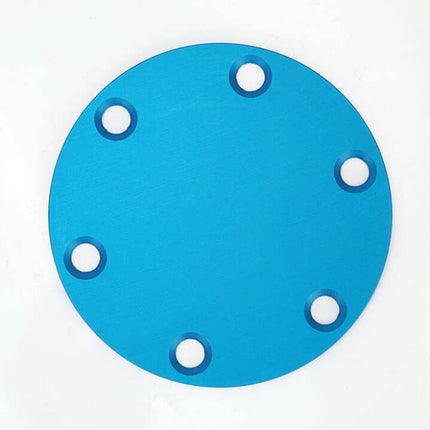NRG Horn Delete Plate Laser Logo - Blue