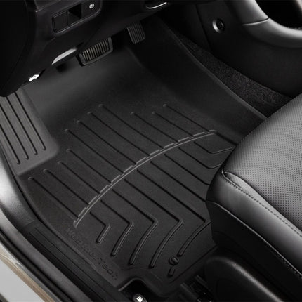 WeatherTech 24-26 Hyundai Kona 1st Row Front FloorLiner HP - Black