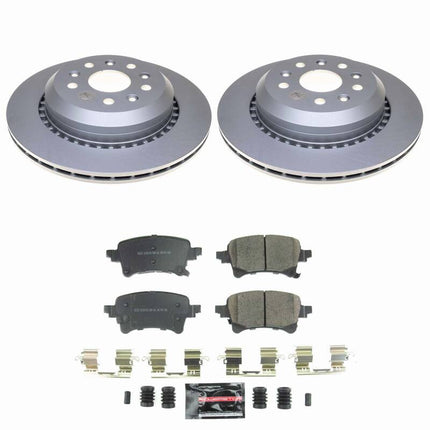 Power Stop 20-25 Jeep Gladiator Rear Z23 Coated Brake Kit