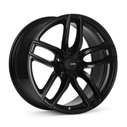 Enkei Tune 18x8.5 / 5x120 BP / ET38 / 72.6mm Bore - Gloss Black Wheel