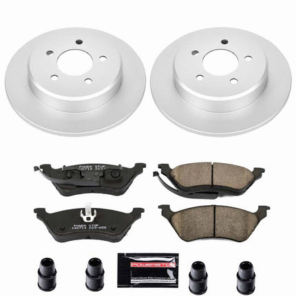 Power Stop 01-07 Chrysler Town & Country Rear Z23 Coated Brake Kit