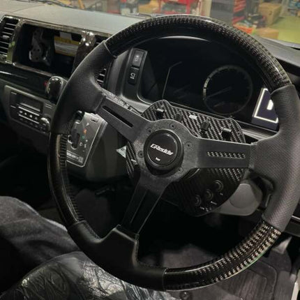GReddy Sports Steering Wheel - Carbon