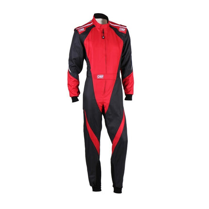 OMP KS-3X OVERALL FIA 8877-2022 (ADULT) BLACK / RED SZ 54