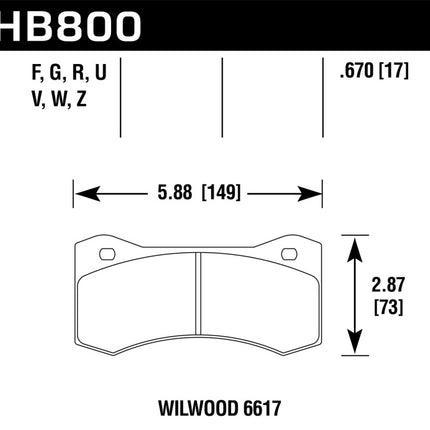 Hawk DTC-50 Motorsports Brake Pads