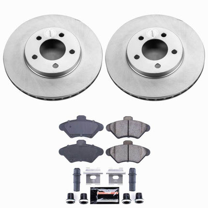 Power Stop 93-97 Ford Thunderbird Front Z23 Coated Brake Kit