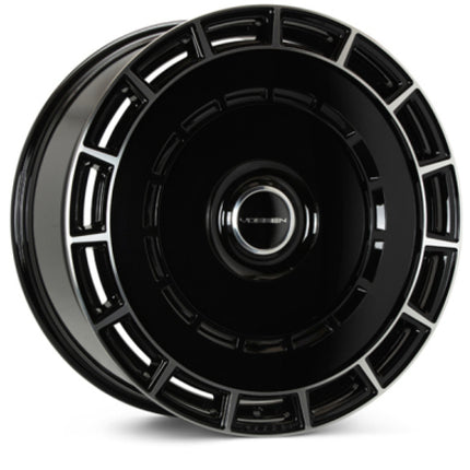 Vossen HF-9 22x11 - 5x112 - ET30 - 66.56 - Deep - Gloss Black Polished Wheel