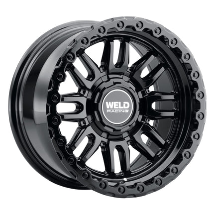 Weld Off-Road Swift 17x9in - 6x135 / 6x139.7 BP - ET-12 - 106.1mm CB - Gloss Black Wheel & Ring