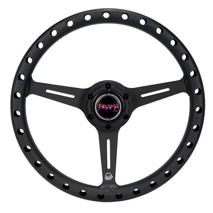 NRG Aluminum Steering Wheel 330mm - Extra Light - Ergonomic Grip - Anadized Black
