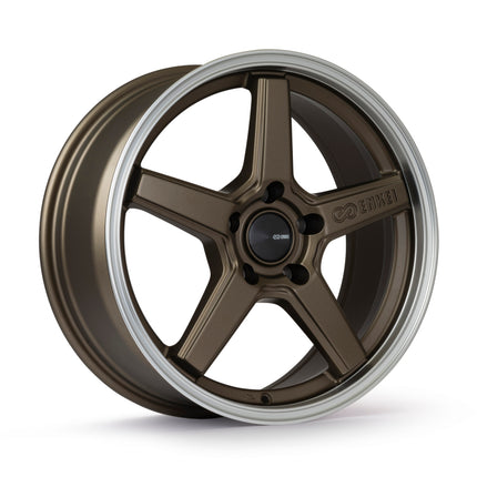 Enkei Quasar 18x8in / 5x114.3 BP / 45mm Offset / 72.6mm Bore - Matte Bronze Wheel