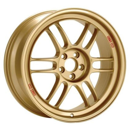 Enkei RPF1 18X9.5 5x100 38mm Offset 73mm Bore Gold Wheel (MOQ 40)