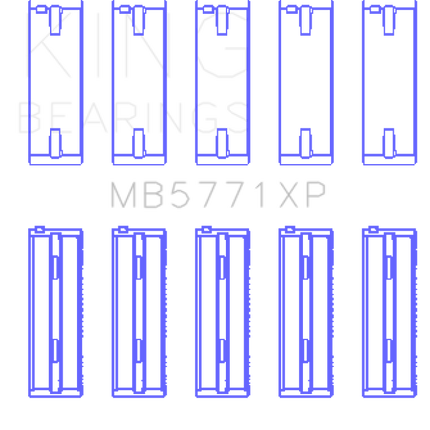 King Engine Bearings Hyundai G4KF Crankshaft Main Bearing Set