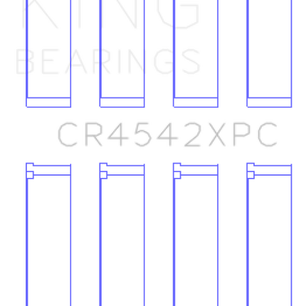 King Engine Bearings Honda K-Series pMaxKote Performance Rod Bearing Set - Size STD