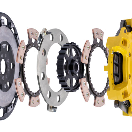 ACT Mod-Twin 10.5 Maxx Xtreme Rigid Race Ceramic Clutch Kit; 26-Spline GM