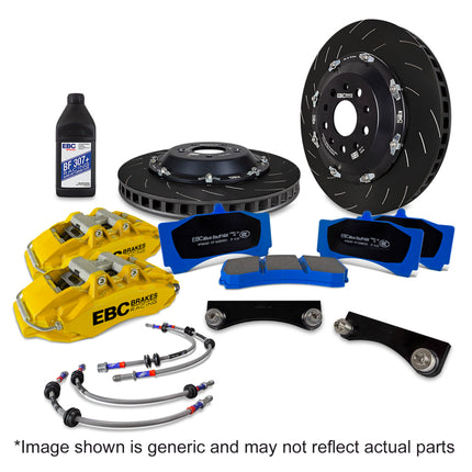EBC Racing 2025+ Mini Cooper S/S JCW 2.0T Yellow Apollo-6 Calipers 355mm Rotors Front Big Brake Kit