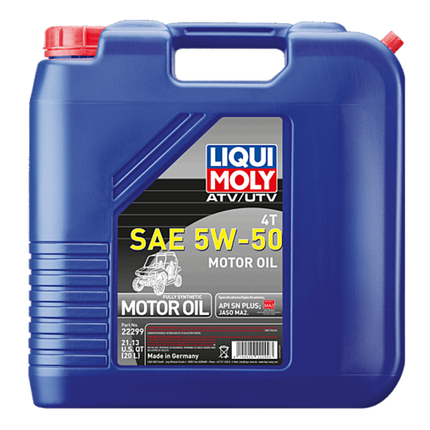 LIQUI MOLY 20L ATV 4T Motor Oil SAE 5W-50