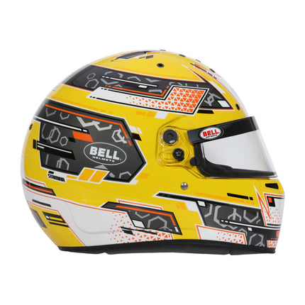 Bell Helmet Rs7-K Stamina Anthracite/Yellow Lrg (60-61) Fia8878-2024/K2025