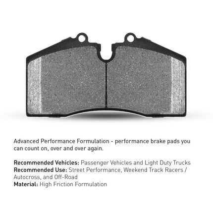 R1 89-05 Plymouth Laser Front Performance Sport Brake Pads