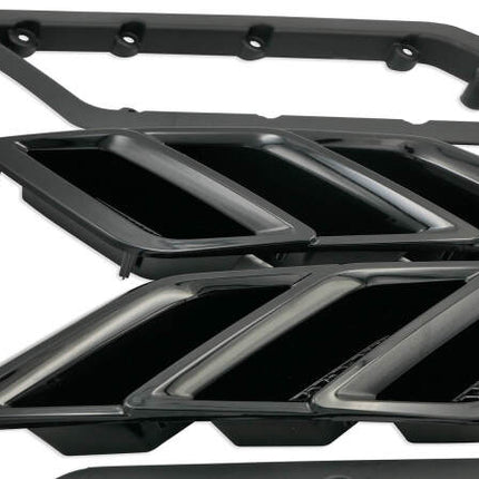 Roush 2015-2023 Roush Mustang Fender Vent Heat Extractors - Gloss Black