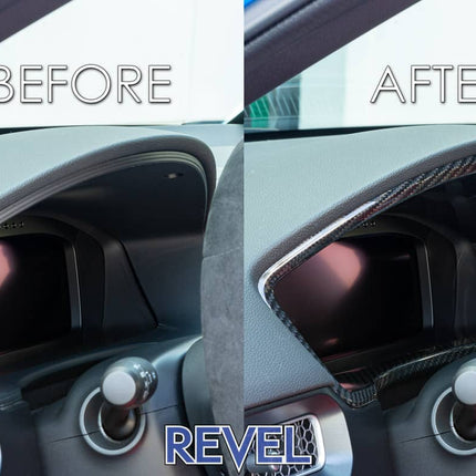 Revel GT Dry Carbon Dash Cluster Cover 2023+ Honda Civic Type-R - 1 Piece