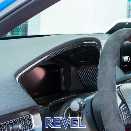 Revel GT Dry Carbon Dash Cluster Cover 2023+ Honda Civic Type-R - 1 Piece