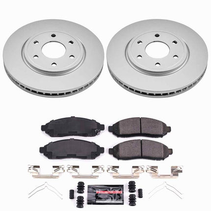 Power Stop 05-15 Nissan Frontier Front Z23 Coated Brake Kit