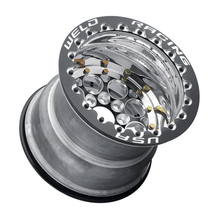 Weld Magnum Import 13x11 / 4x100mm BP / 4.25in. BS Black Wheel - Double Beadlock