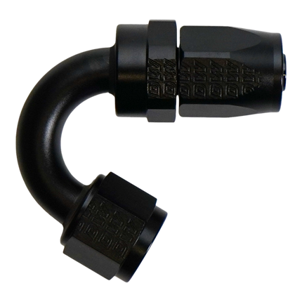 DeatschWerks 8AN Female Flare Swivel 150-degree Hose End CPE