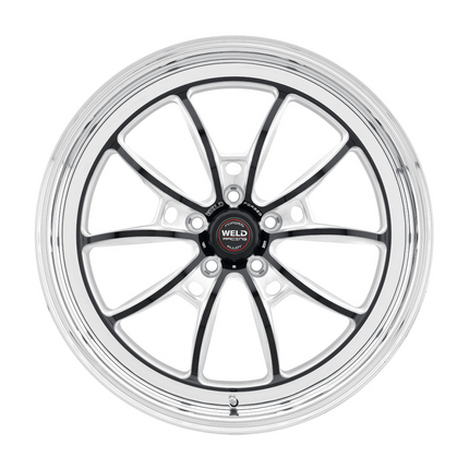 Weld S80 17x10 / 5x5 7.2BS (43mm Offset) 3.18 ID High Pad - Black