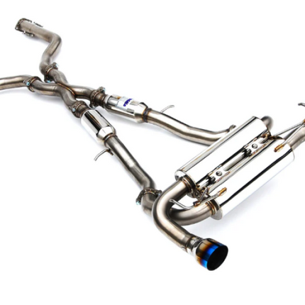 Invidia 2022+ Nissan Z 70mm Gemini Cat Back Exhaust - Single Layer TI Tips
