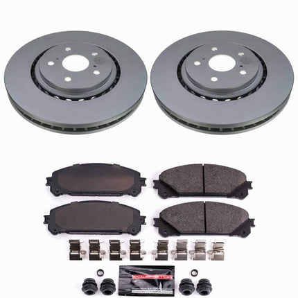 Power Stop 2025 Toyota RAV4 Front Z23 Coated Brake Kit