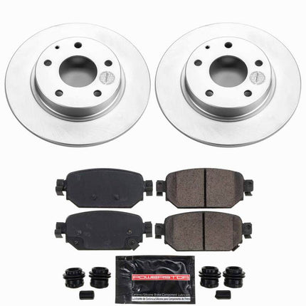 Power Stop 17-18 Mazda 3 Rear Z23 Coated Brake Kit