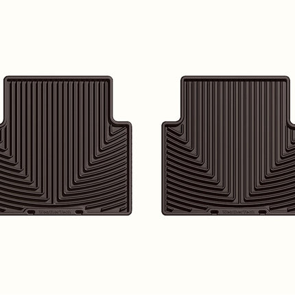 WeatherTech 18-23 Hyundai Kona 2nd Row Rear All-Weather Floor Mats - Cocoa