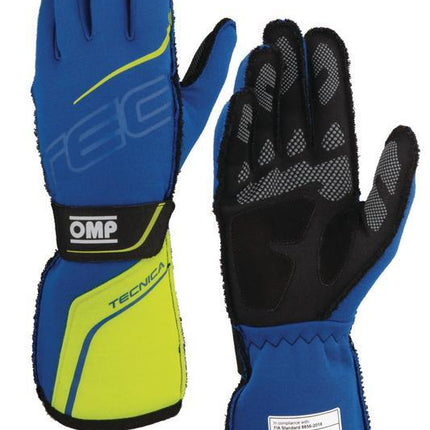OMP TECNICA GLOVES FIA 8856-2018 WHITE / ANTHRACITE SZ S