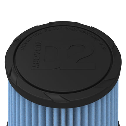aFe POWER Universal Clamp-On Air Filter w/ D2 Dura-Dry Media - 5in F x 6.5in B x 4.75in T x 6in H