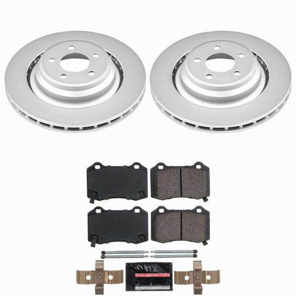Power Stop 05-10 Chrysler 300 Rear Z23 Coated Brake Kit