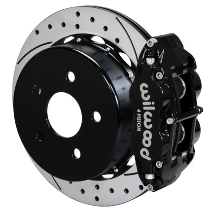 Wilwood 18-21 Jeep Wrangler Narrow Superlite 4R Rear Brake Kit SRP 13.50in Rotor w/Lines - Black