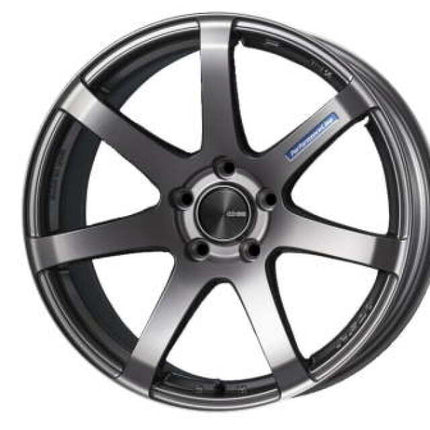 Enkei PF07 19x8 5x100 45mm Offset 75mm Bore Dark Silver Wheel ** SPECIAL ORDER**