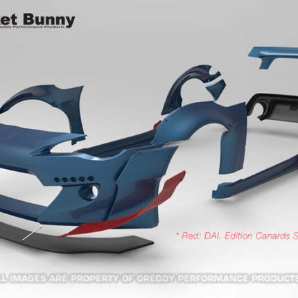GReddy 13+ Scion FR-S Version 2 Greddy X Rocket Bunny 86 Aero Rear Duck Tail Wing Only