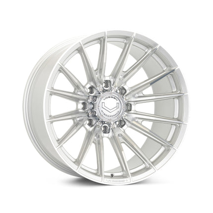 Vossen HFX-2 24x11 - 8x165.1 - ET0 - Deep Face - 125.1 - Silver Polished Wheel