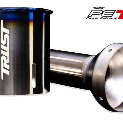GReddy PE-TR Rolled Tip-Burnt-Ti L 190mm x 115mm