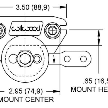 Wilwood Caliper-Polished 1.62in Bore .81in Disc