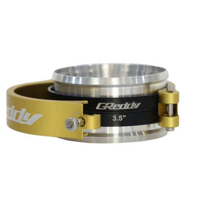 GReddy 3.5 Inch Gold Anodized Aluminum Boost Tube Clamp Set