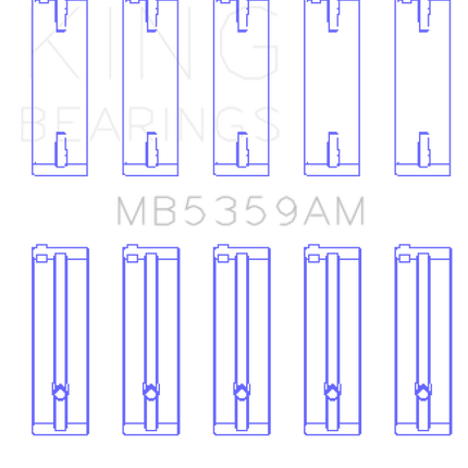 King Engine Bearings Mazda FE 2.0L Main Bearing Set