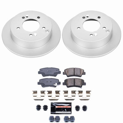Power Stop 09-10 Hyundai Sonata Rear Z23 Coated Brake Kit