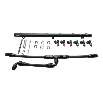 DeatschWerks Fuel Rail for BMW M2/M3/M4/X3M S58 Factory Manifold w/ Plumbing and 1000cc Injectors